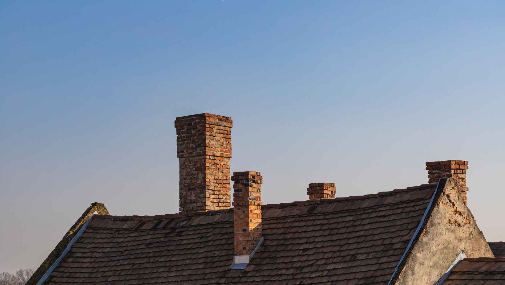 chimney on top of the roof