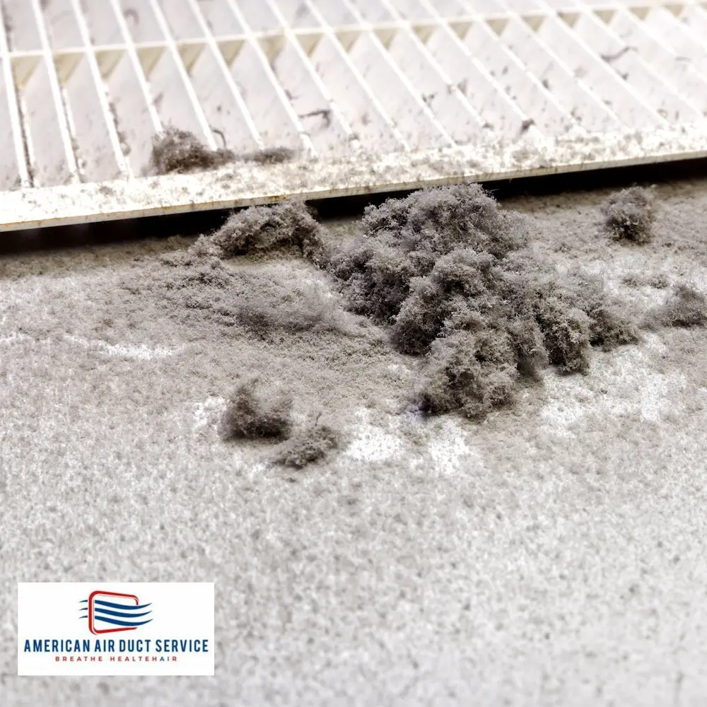 American Air Duct- Dust from vent