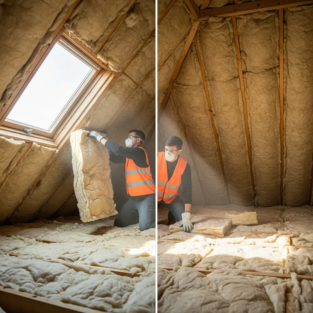 Attic Insulation in Houston
