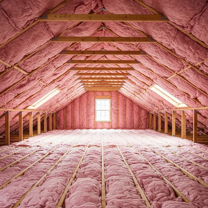 Attic Insulation in Houston