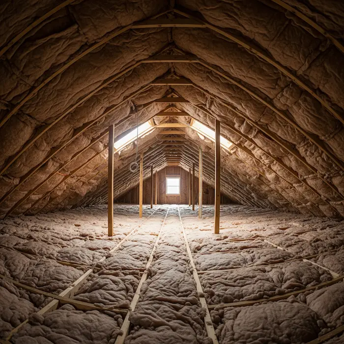 Attic Insulation in Houston