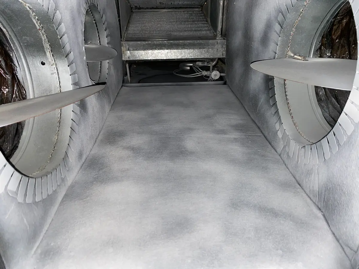Cleaned air duct- American Air Duct Services