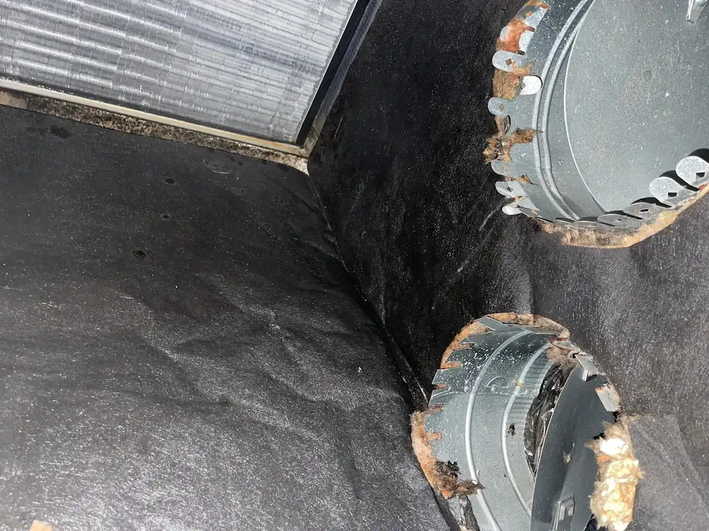 Plenum box after 3A- American Air Duct Services